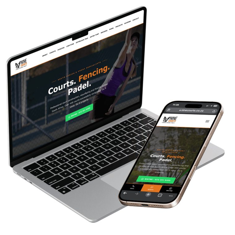 The NineCourts website